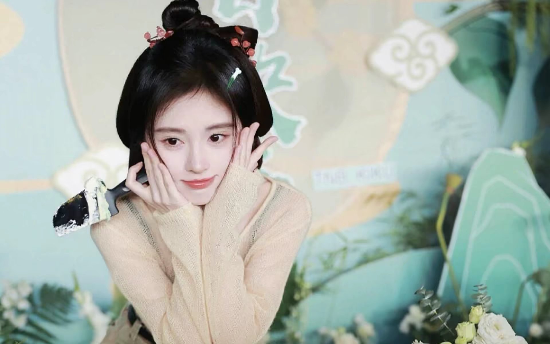jjy鞠婧祎万花世界 jjy鞠婧祎苏绿夏 开启蓝牙能连接你的心吗？
