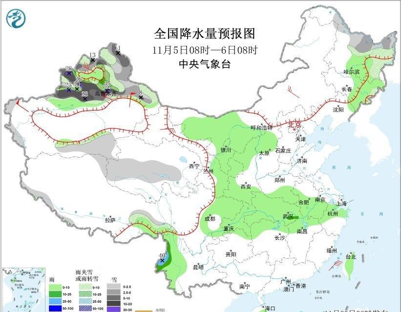 大雪大暴雪要来了【新疆北部雨雪进入最强时段 北方多地气温或创立秋来新低】