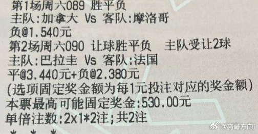 亮哥世界杯：2026-07-05 01:00 周六089 世界杯 加拿大vs摩洛