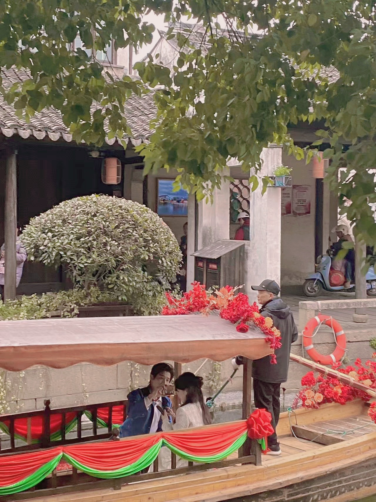 五福迎春黎里古风市集  电视剧五福临门 五福临门，电视剧里的黎里市集，古色古香，