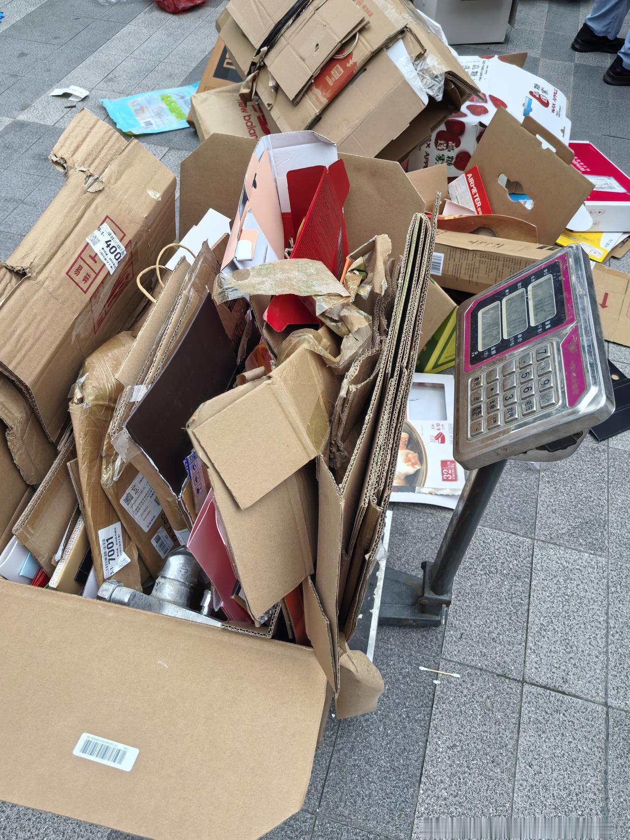 今天卖废品卖了29.1元。

其中纸板20.4元，各种饮料瓶、塑料瓶8.7元。