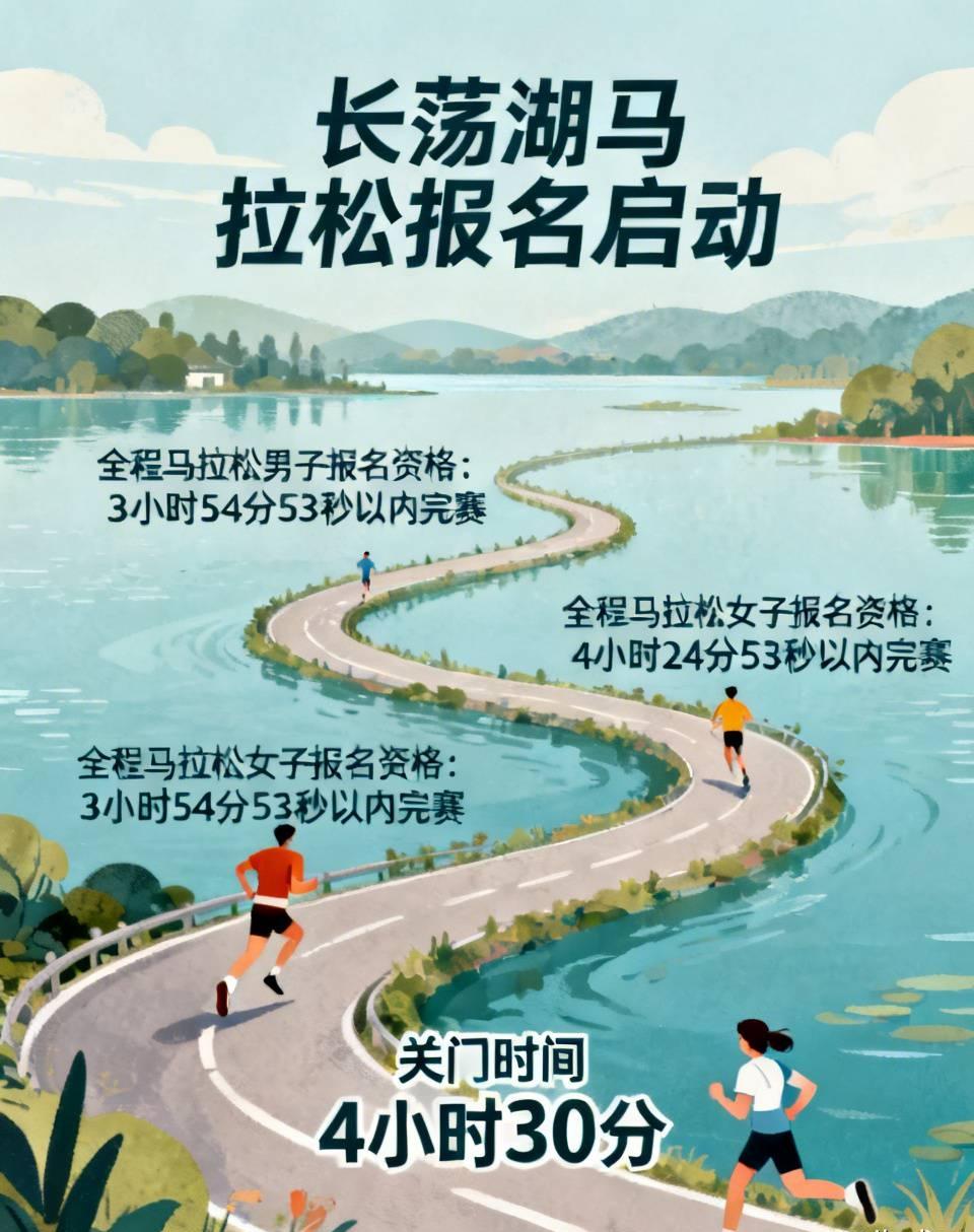 长荡湖马拉松正式启动报名，尽管“中国马拉松精英排名赛”的名称被取消，但其严苛门槛