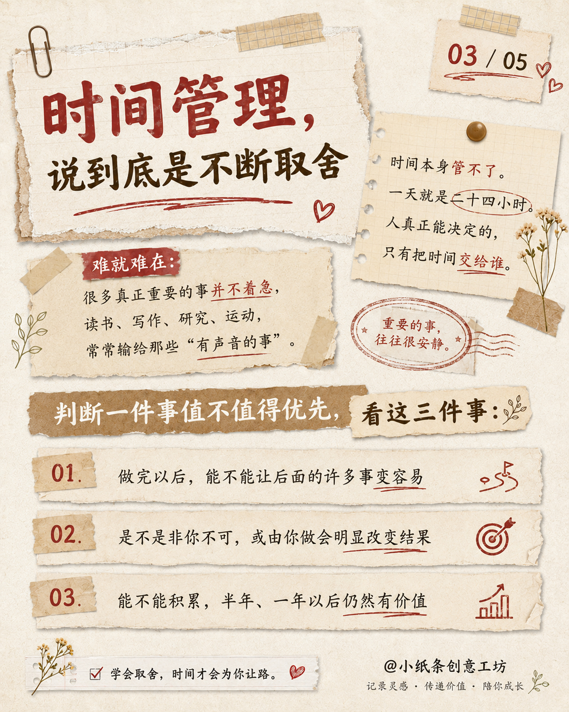 时间管理的本质  3 