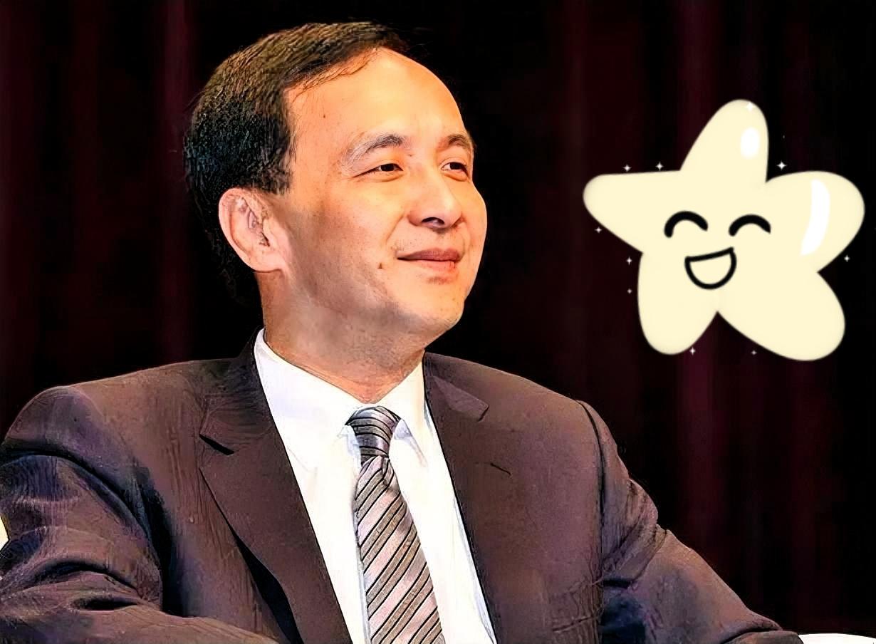 原国民党主席朱立伦
朱立伦担任国民党主席期间，被批评为既无能又愚蠢，最喜欢任人唯