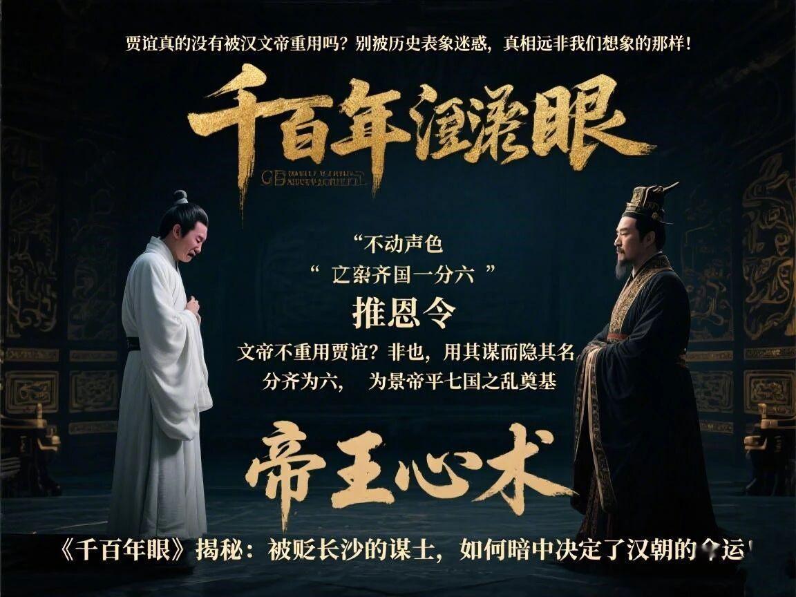我们冤枉了汉文帝？他“弃用”贾谊，实则在下一盘瓦解诸侯的棋！
贾谊真的没有被汉文