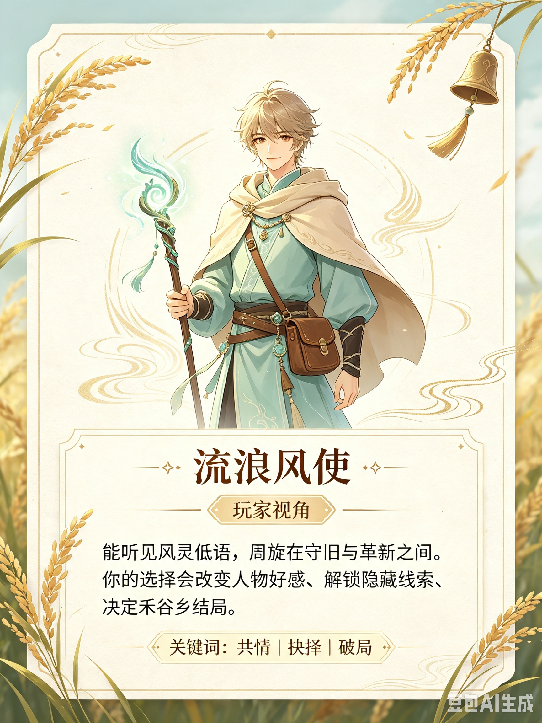 游戏夏日游趣狂欢季智领新局  🔸游戏名称：《风禾纪》🔸简介：群山禾谷乡遭遇盛