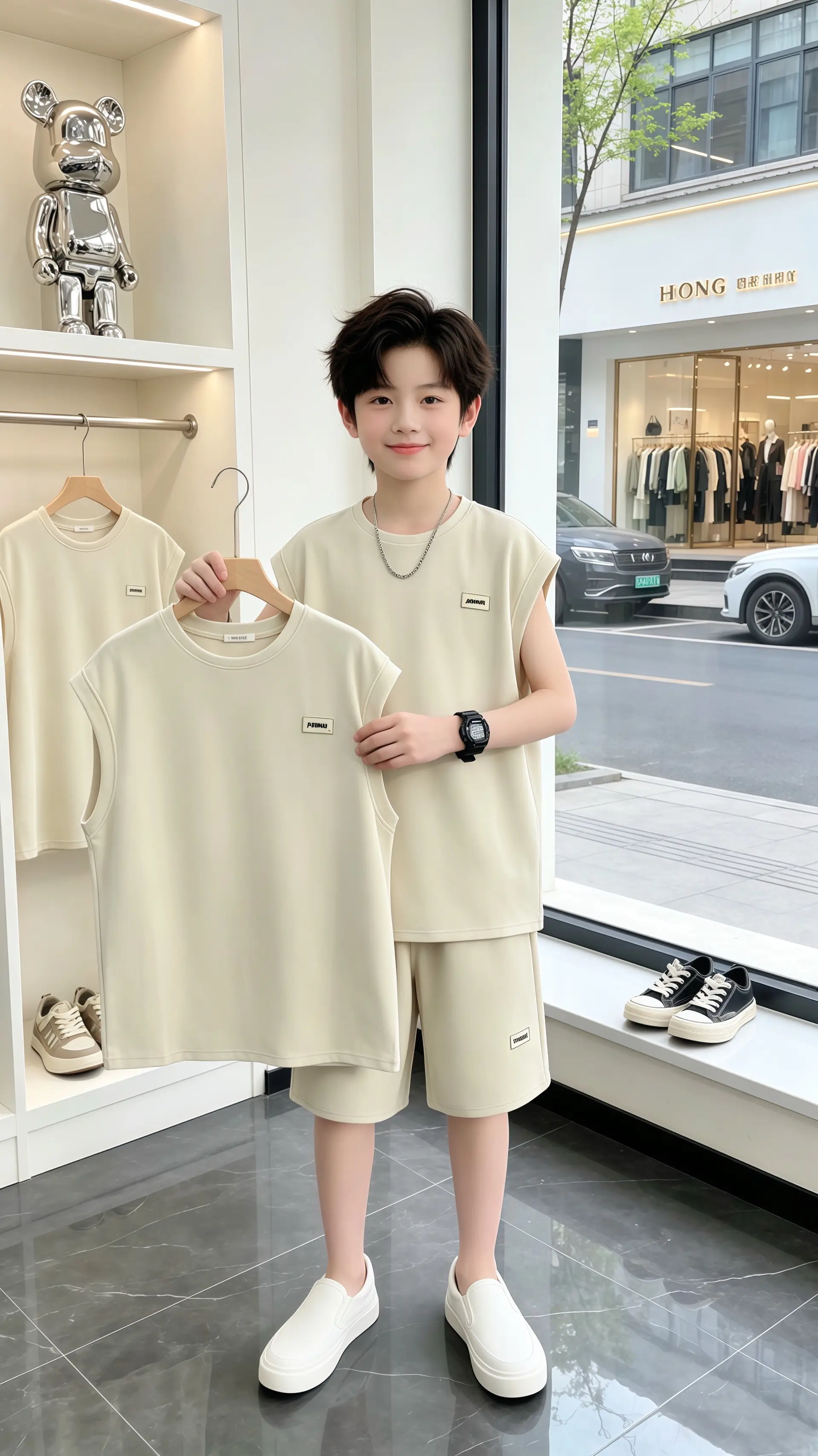 儿童松弛感穿搭 儿子夏季穿搭 童装气质套装 高品质童装童装