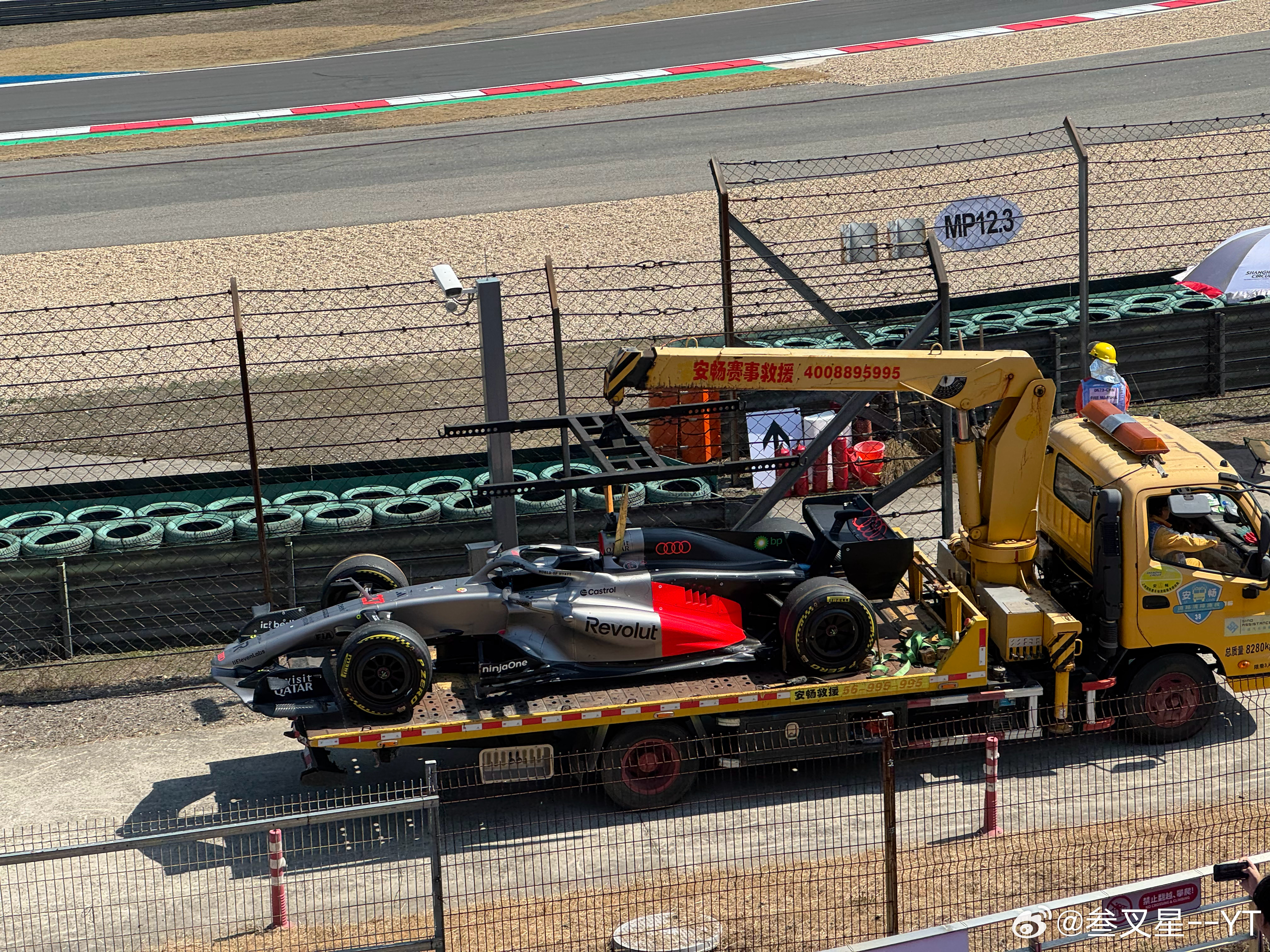 一车亦景  奥迪这巡场一圈，存在感拉满了f1f1中国大奖赛 上海·上汽国际赛车场