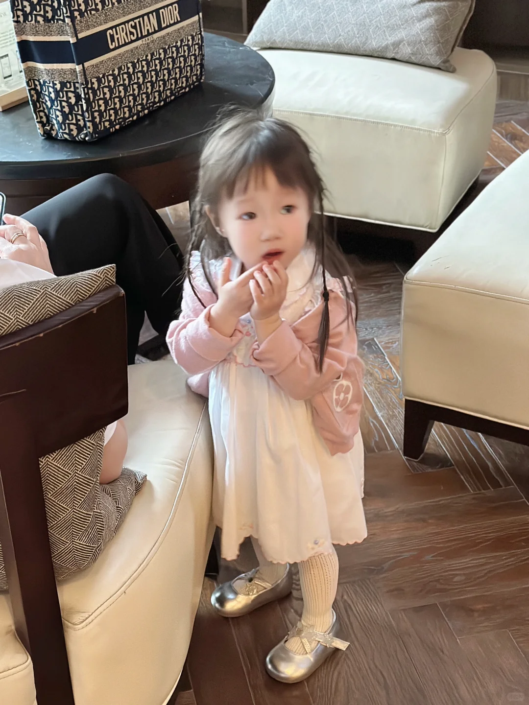 女儿今日穿搭|和人类幼崽的中式下午茶🫖