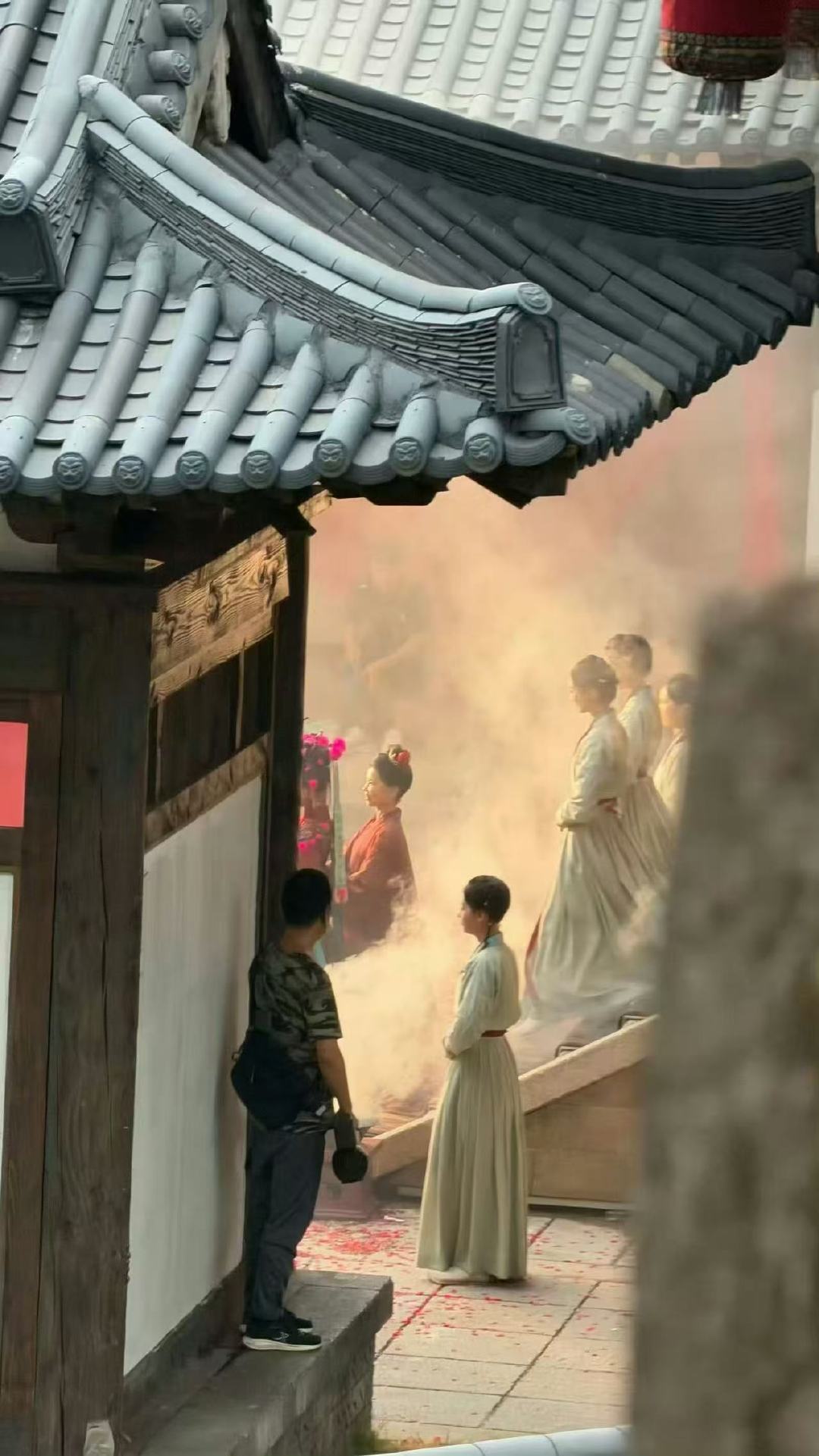 虞书欣念相思大婚中式恐怖哇趣！这个浓烟有种中式恐怖的感觉啊😱念相思大婚路透 虞