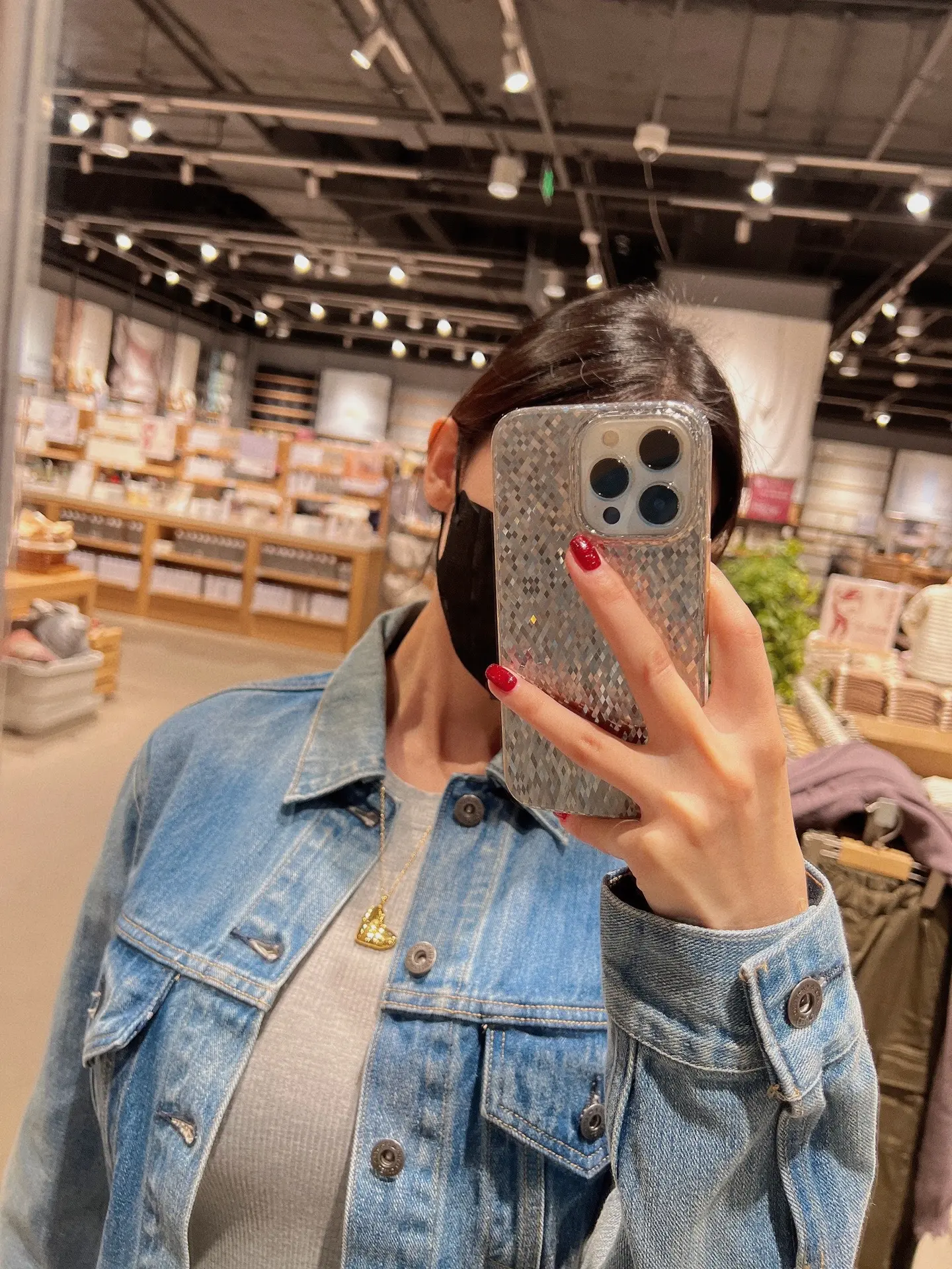 ootd穿搭 秋冬氛围感 随手发一个小日常 牛仔控