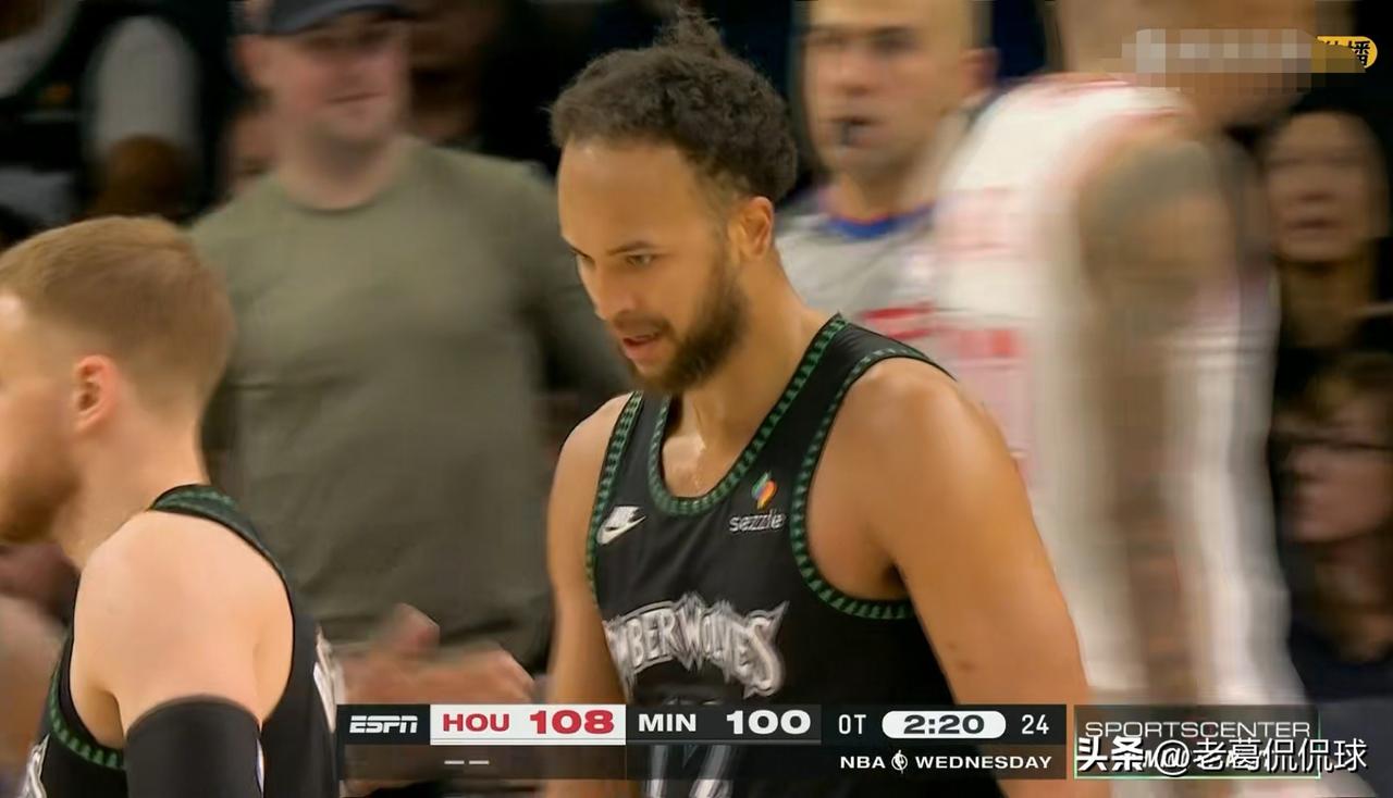 森林狼大将李凯尔真是太失常了！虽然今天森林狼在主场以110：108险胜火箭，但是