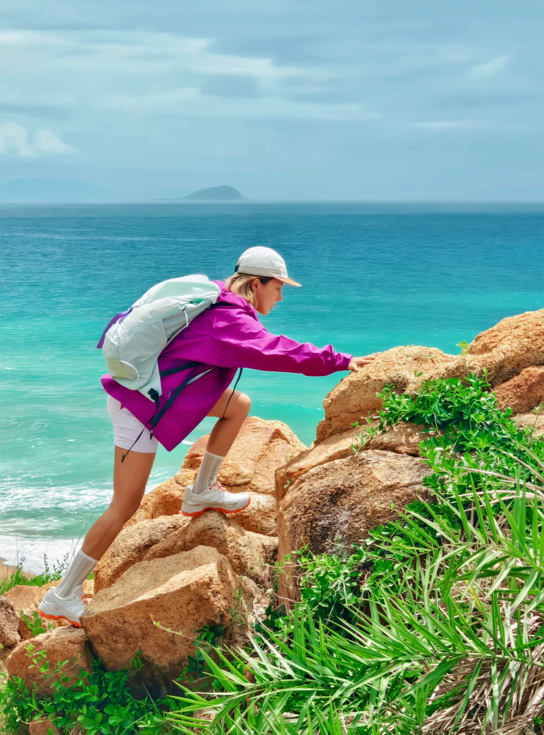 挖到夏日海岸线徒步，海边徒步也太治愈了🌊
