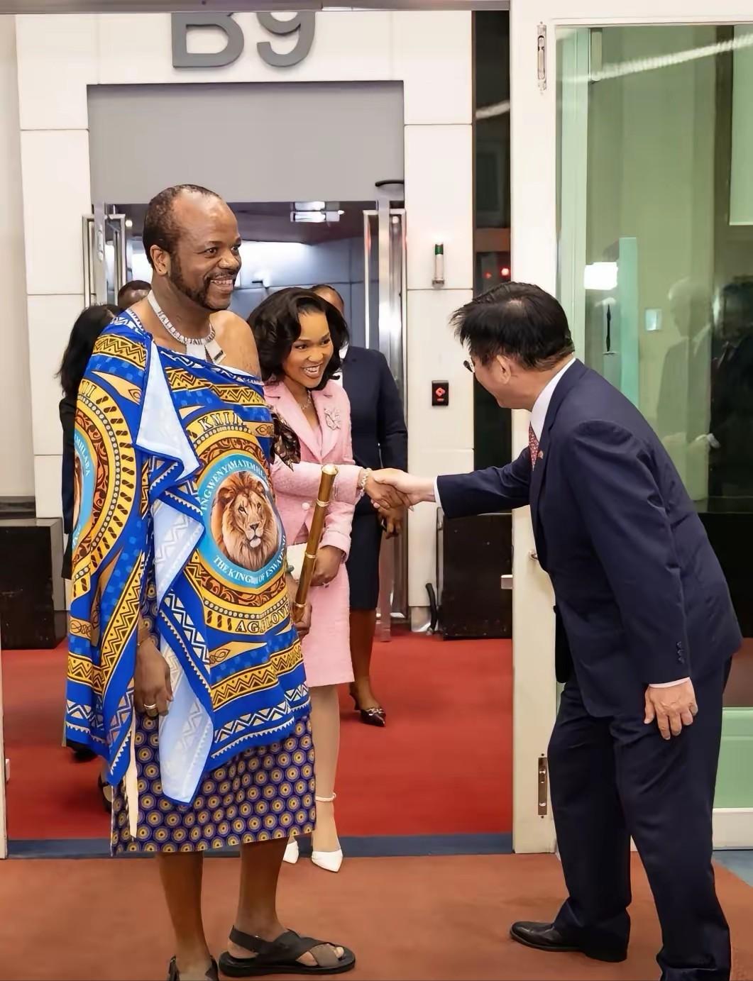 这两天，斯威士兰国王带着自己其中一个媳妇窜访台湾，台当局可以说是卑躬屈膝的高规格