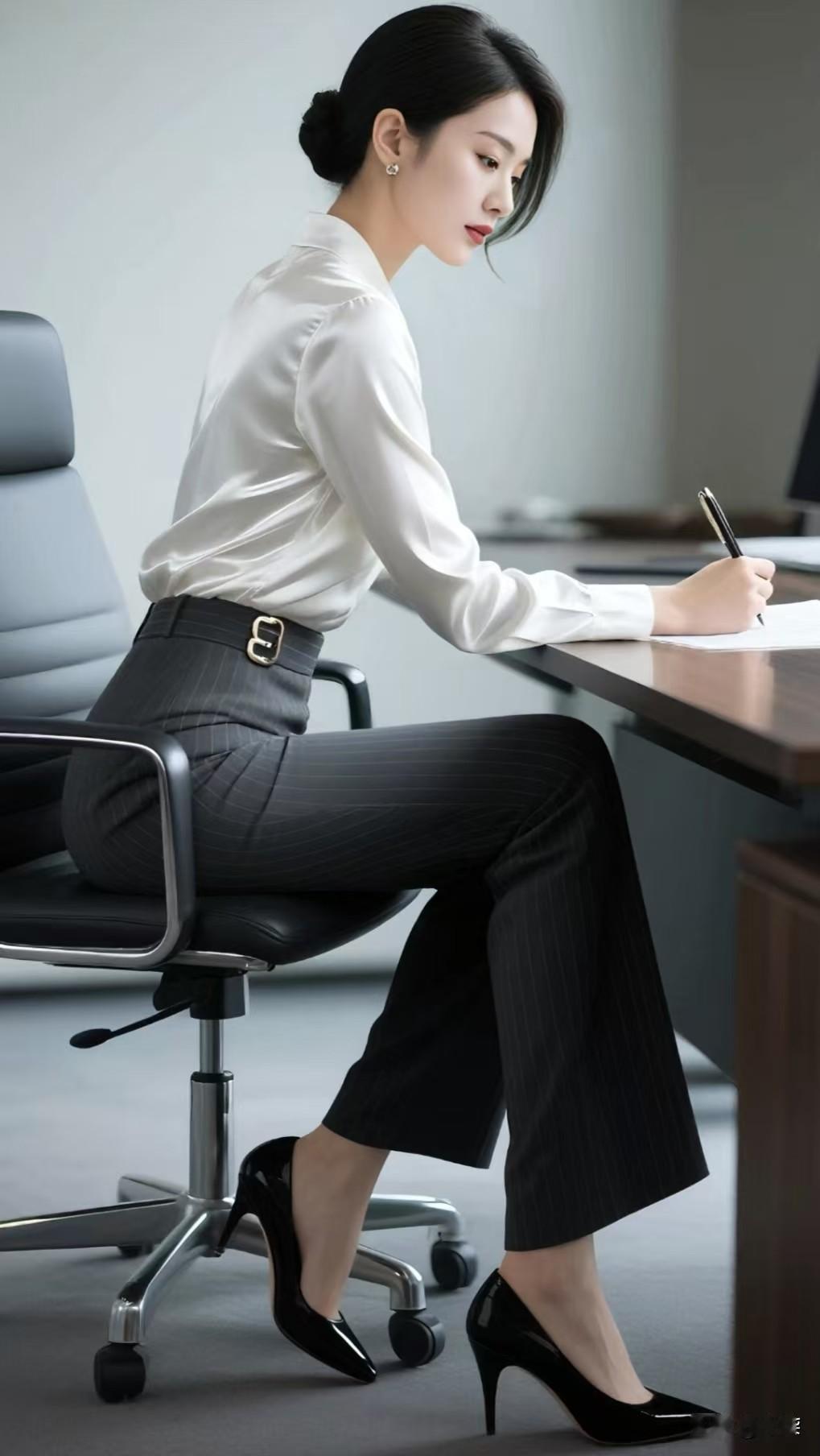 打工人的办公室穿搭，核心就是「得体、高级、不费力」✨
给大家分享一套零出错的通勤