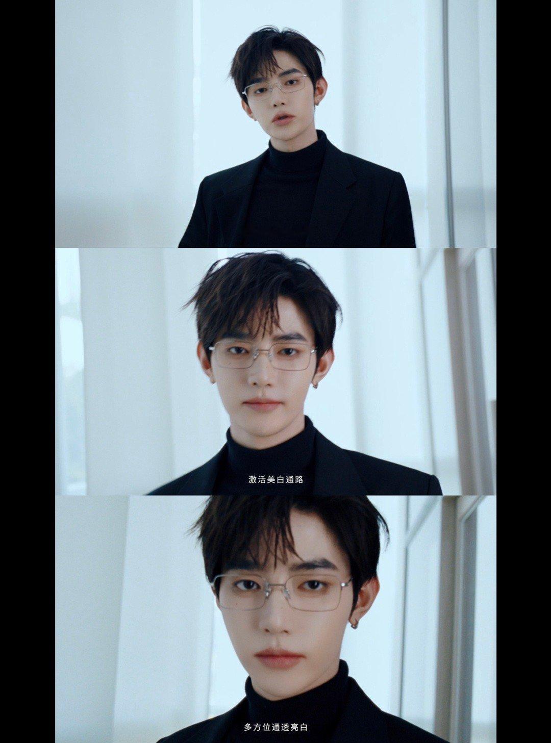 章昊韩束亚太区品牌代言人 被章昊帅到失语！冷脸思考的特工造型自带生人勿近气场，这