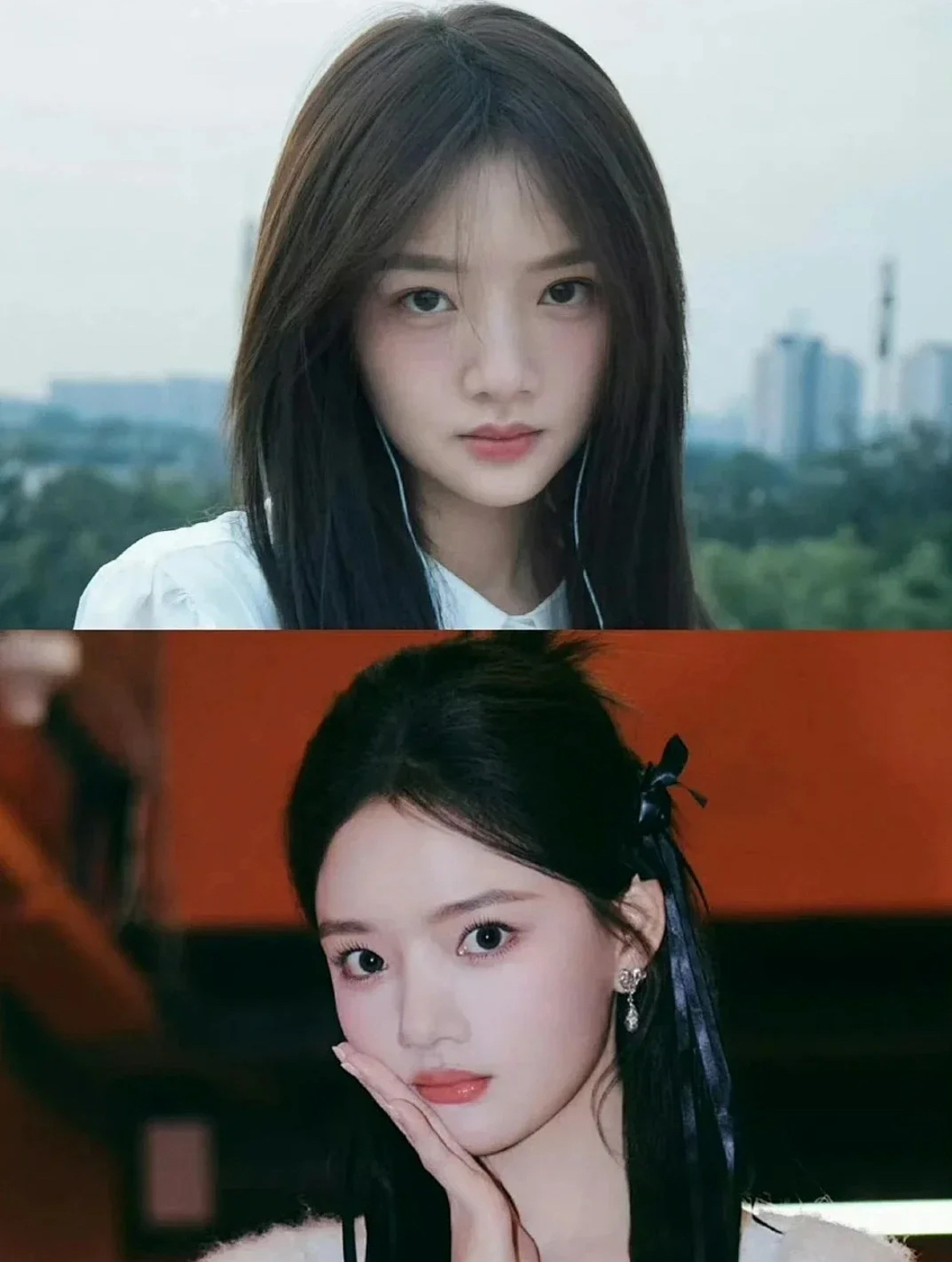 感觉任敏的颜值一直被低估了，长相甜美但也有姐感的一面 ​​​