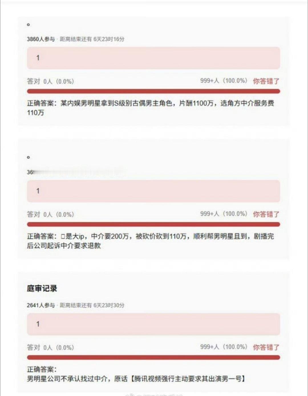 豆瓣爆料:选角负责人帮一个男艺人要到一个腾讯s级古偶男主，中介费要200万，最后