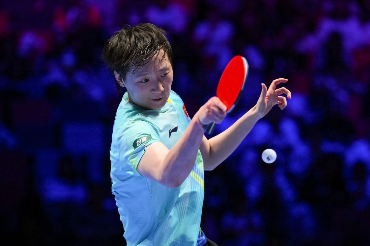 【摘掉心律检测仪，王曼昱大战桥本帆乃香，打得满头大汗】搏命一战，大量圈粉。202