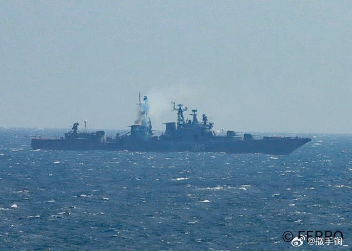 俄北方舰队619“北莫尔斯克”号大型反潜舰前天经直布罗陀海峡向西驶离地中海，可能