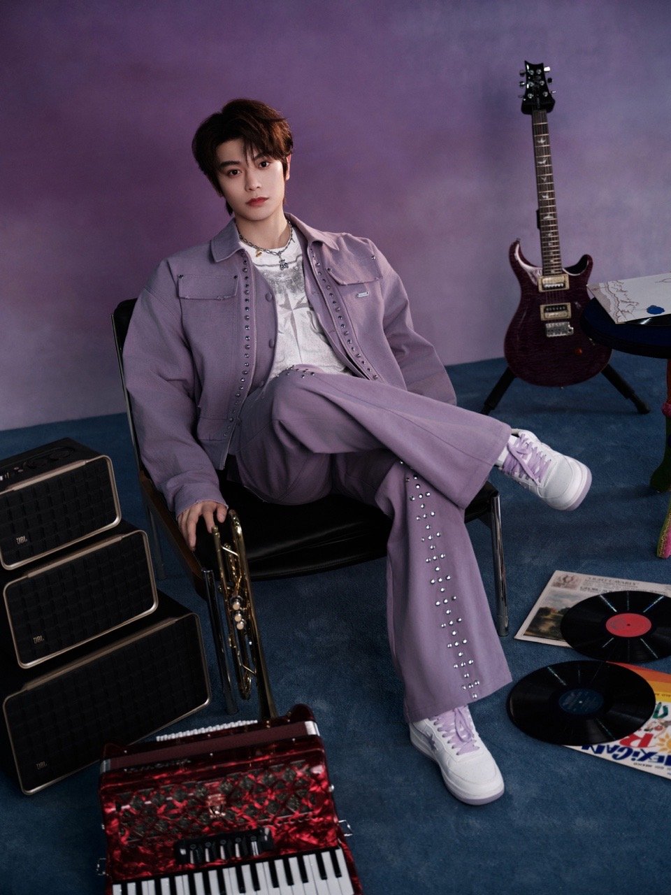 丁禹兮紫色人生四格丁禹兮紫色look别太帅了[流鼻血][流鼻血]丁禹兮[超话] 