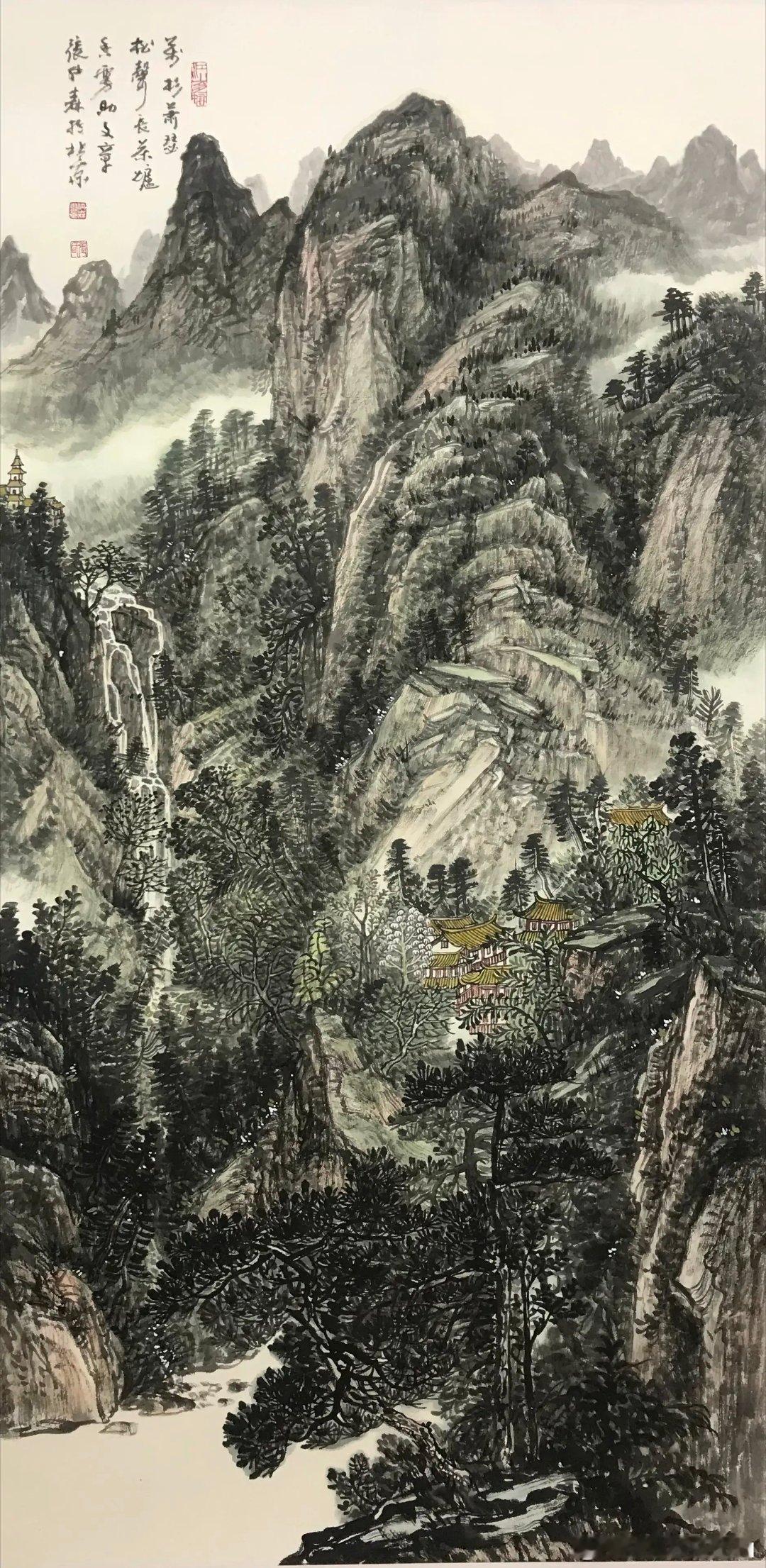 【好友新作】1画家张仕森，2画家白玉生，3书画家崔学坤（中国葡萄王），4画家陈胜