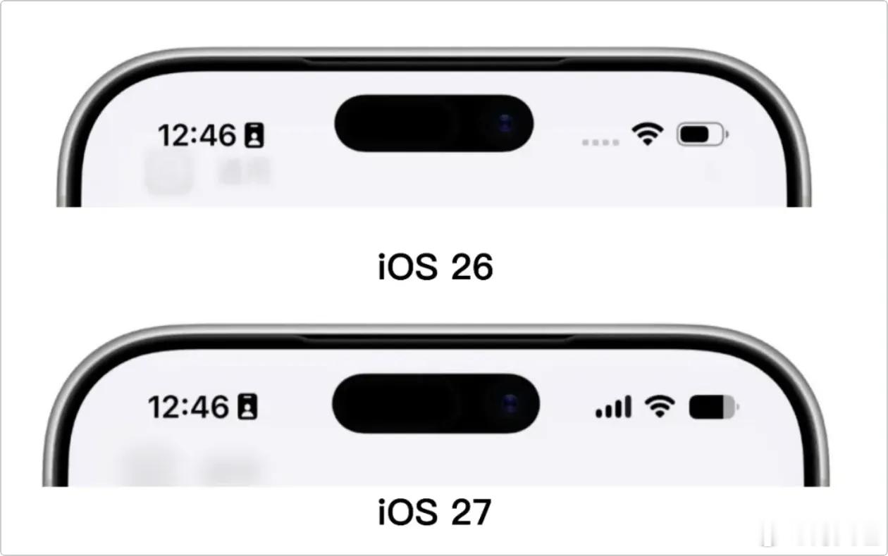 iOS27这个电池图标有点像国产某家[doge] ​​​