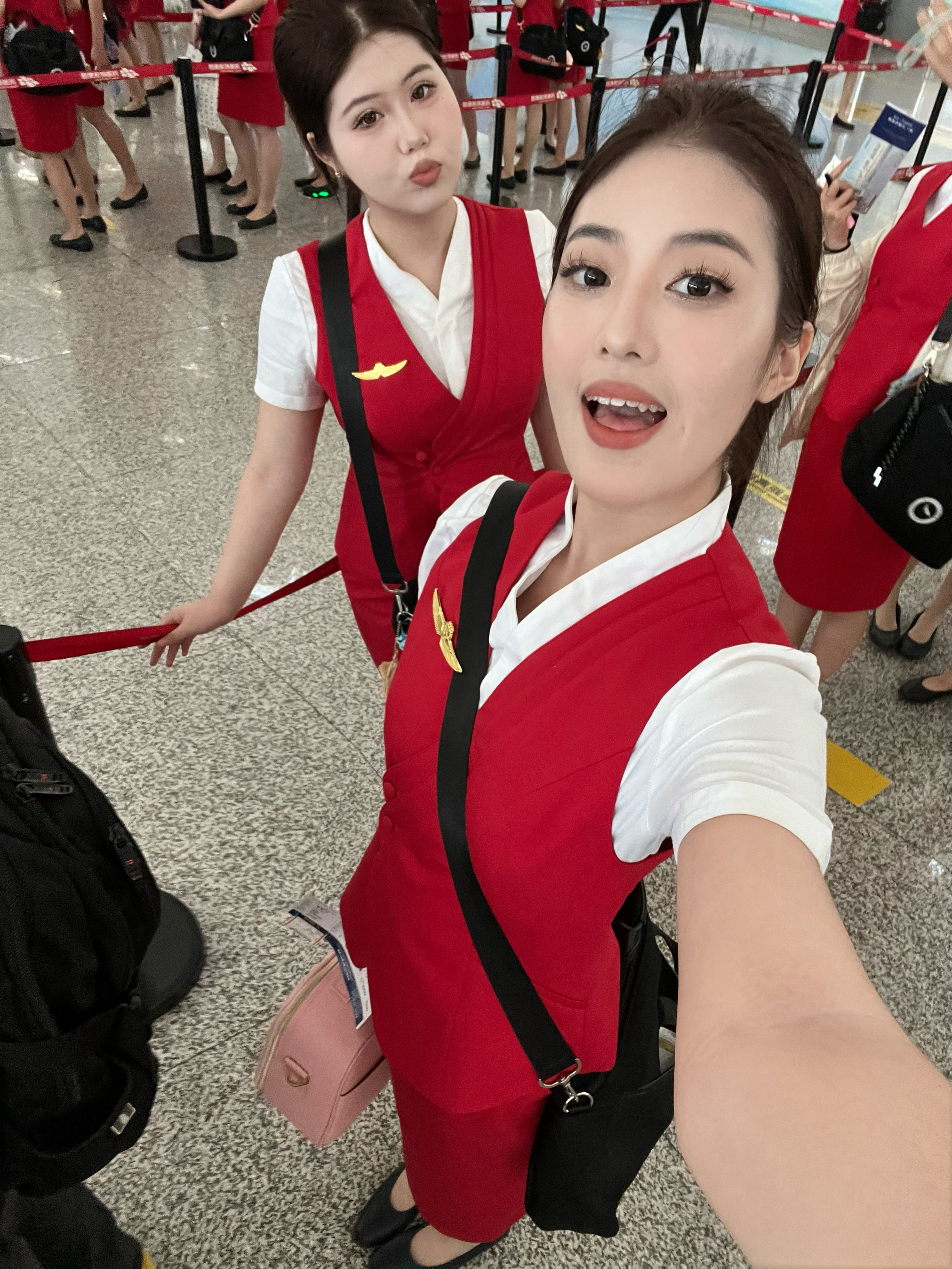 空乘分享照片 郑州·郑州航空工业管理学院(东校区)