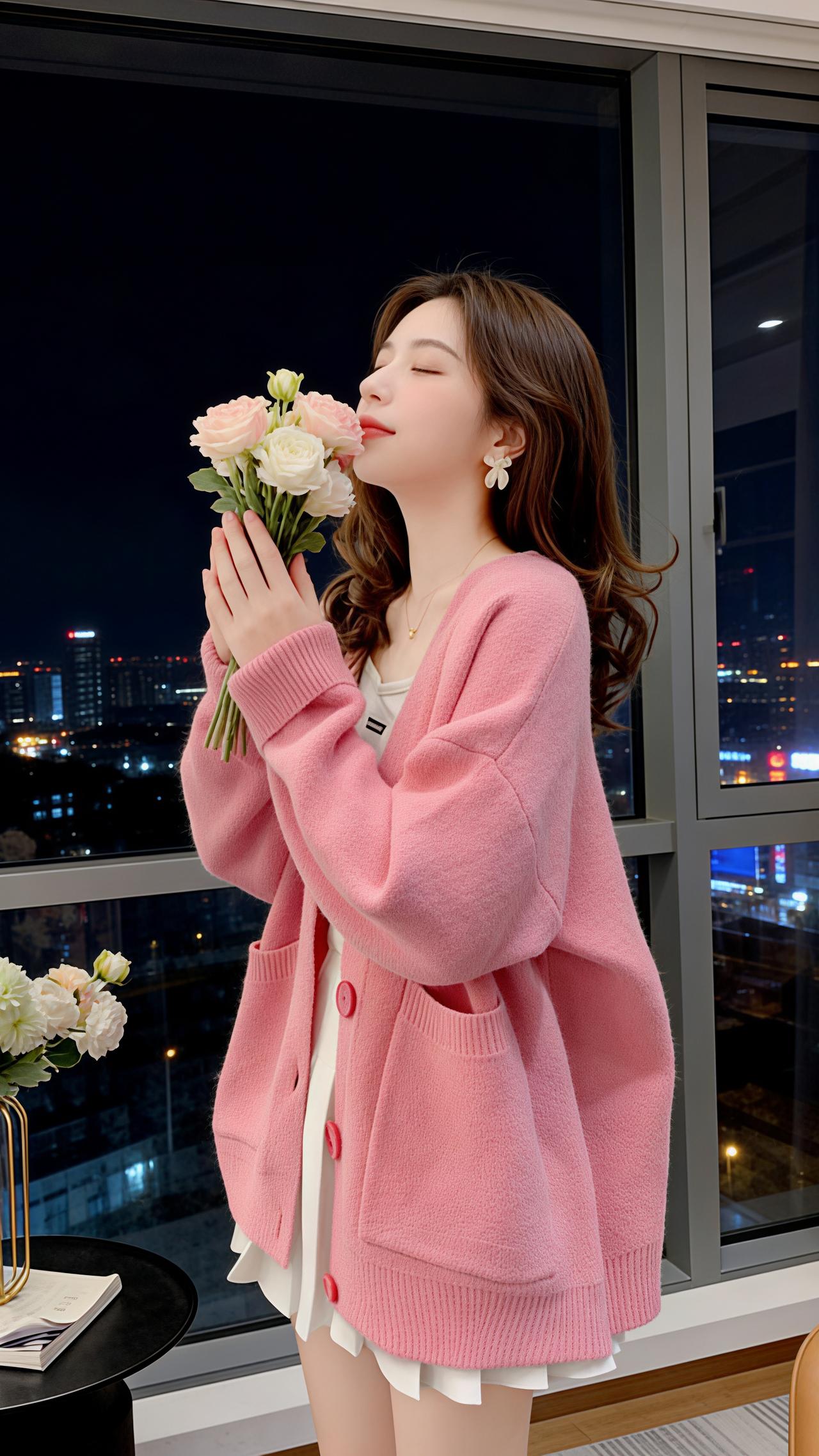 女装穿搭 减龄气质 穿搭 女装 针织外套