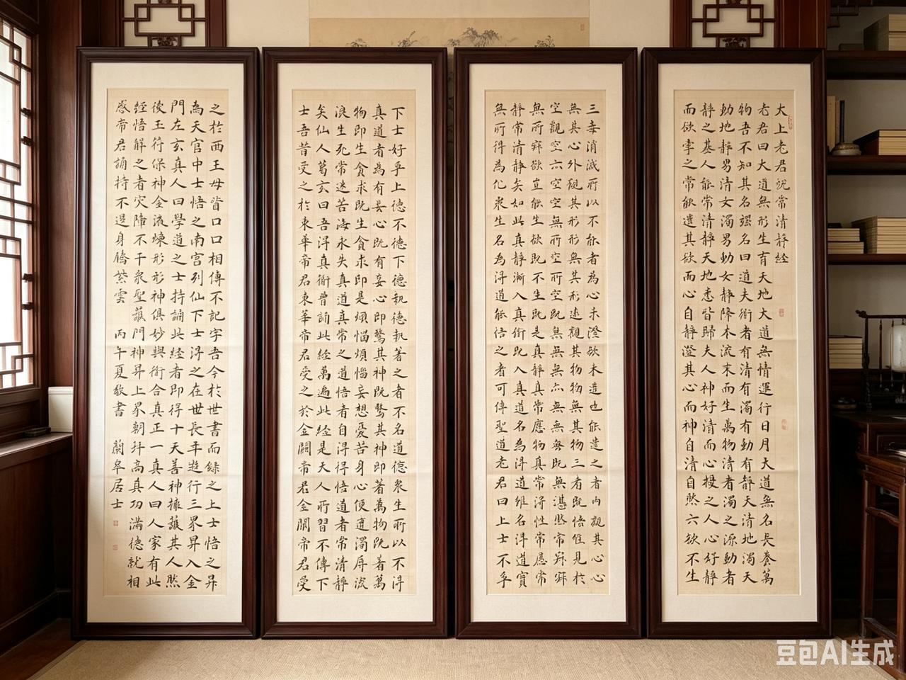 《太上老君说常清静经》本周书法习作。
