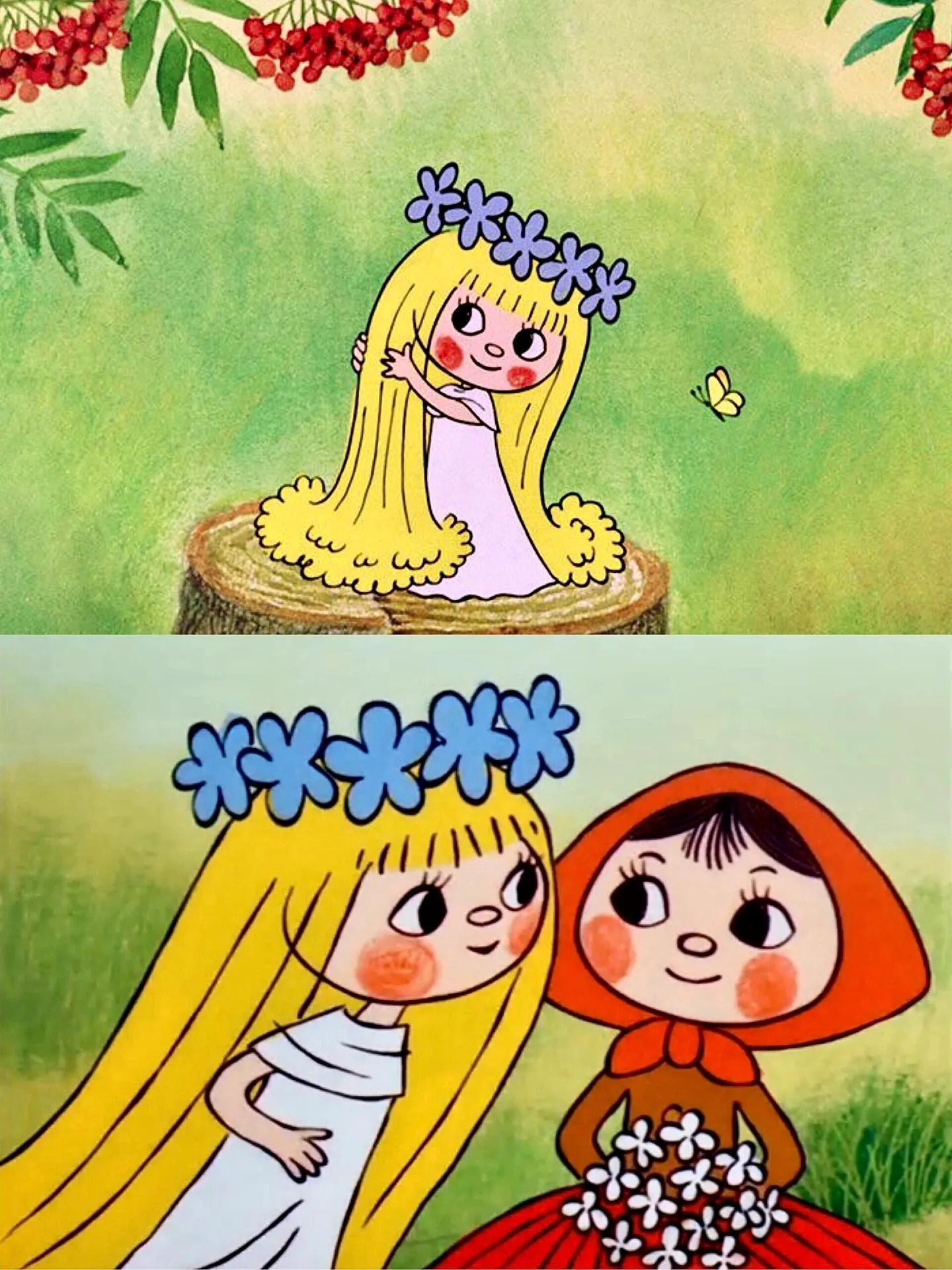 💚1975年捷克动画🎀小仙子阿玛露卡 🌱🌱💚 ​​​