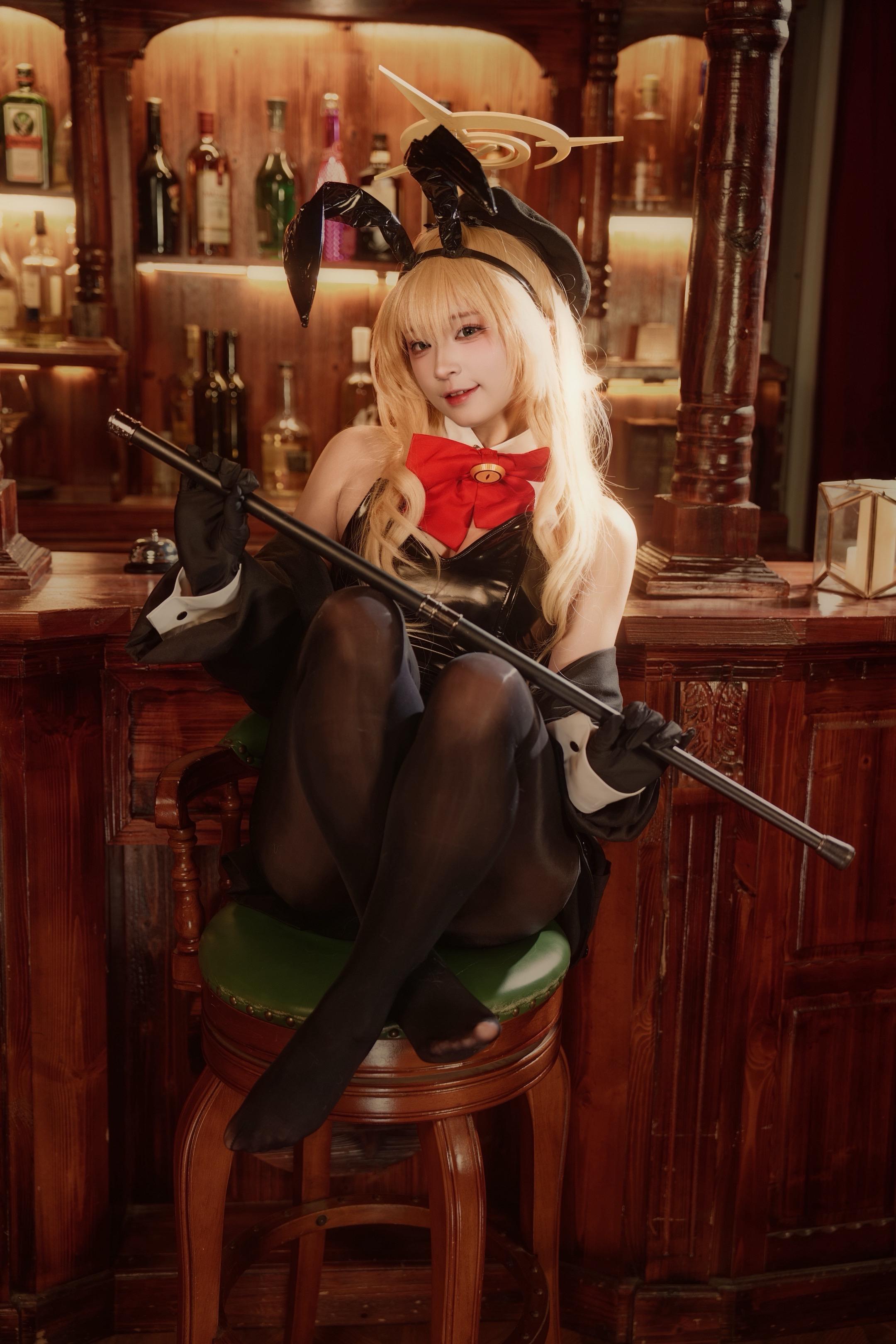 笑面教授兔女郎cos！