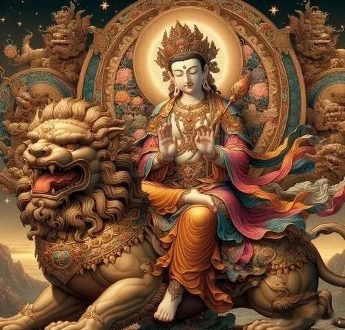 遇见文殊菩萨，接好运！许愿真的很灵！ ​​​