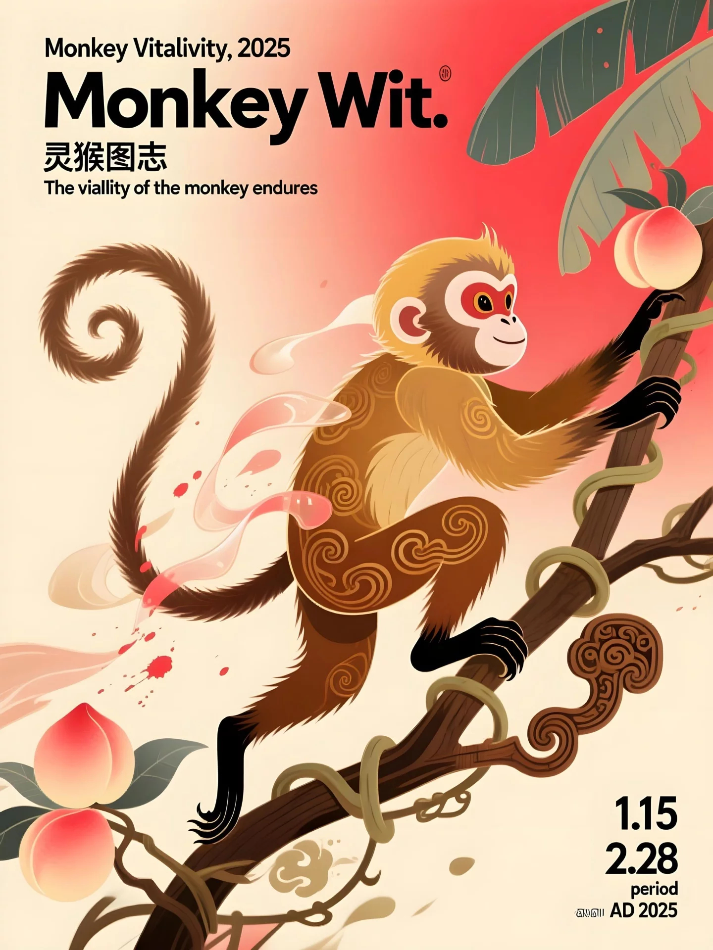 ai创造营 9组AI新中式动物海报设计！Qwen大模型提示词灵感 ​​​