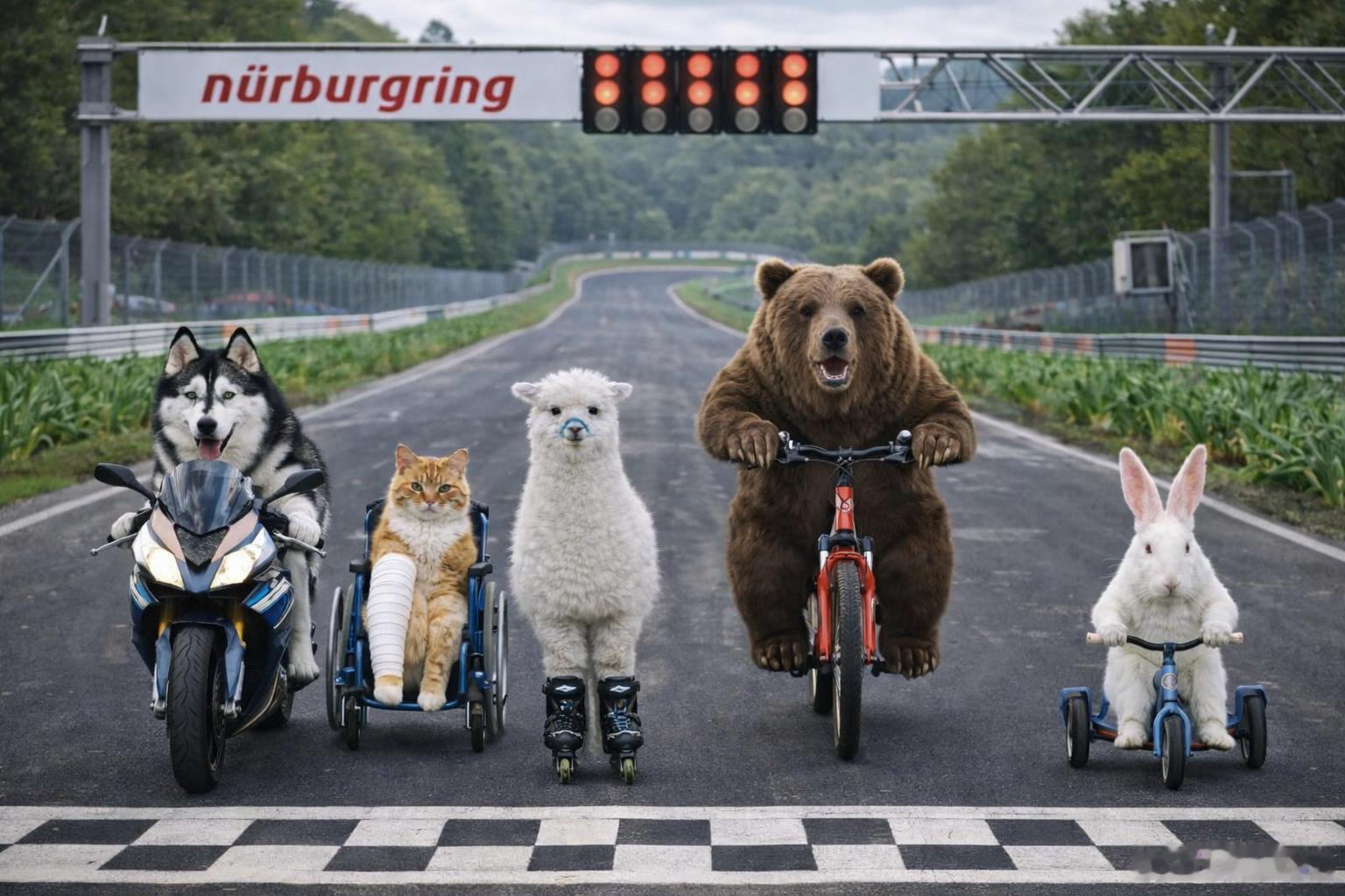 疯狂动物城之赛道传奇 好好好，路边长满了蒜苗。 