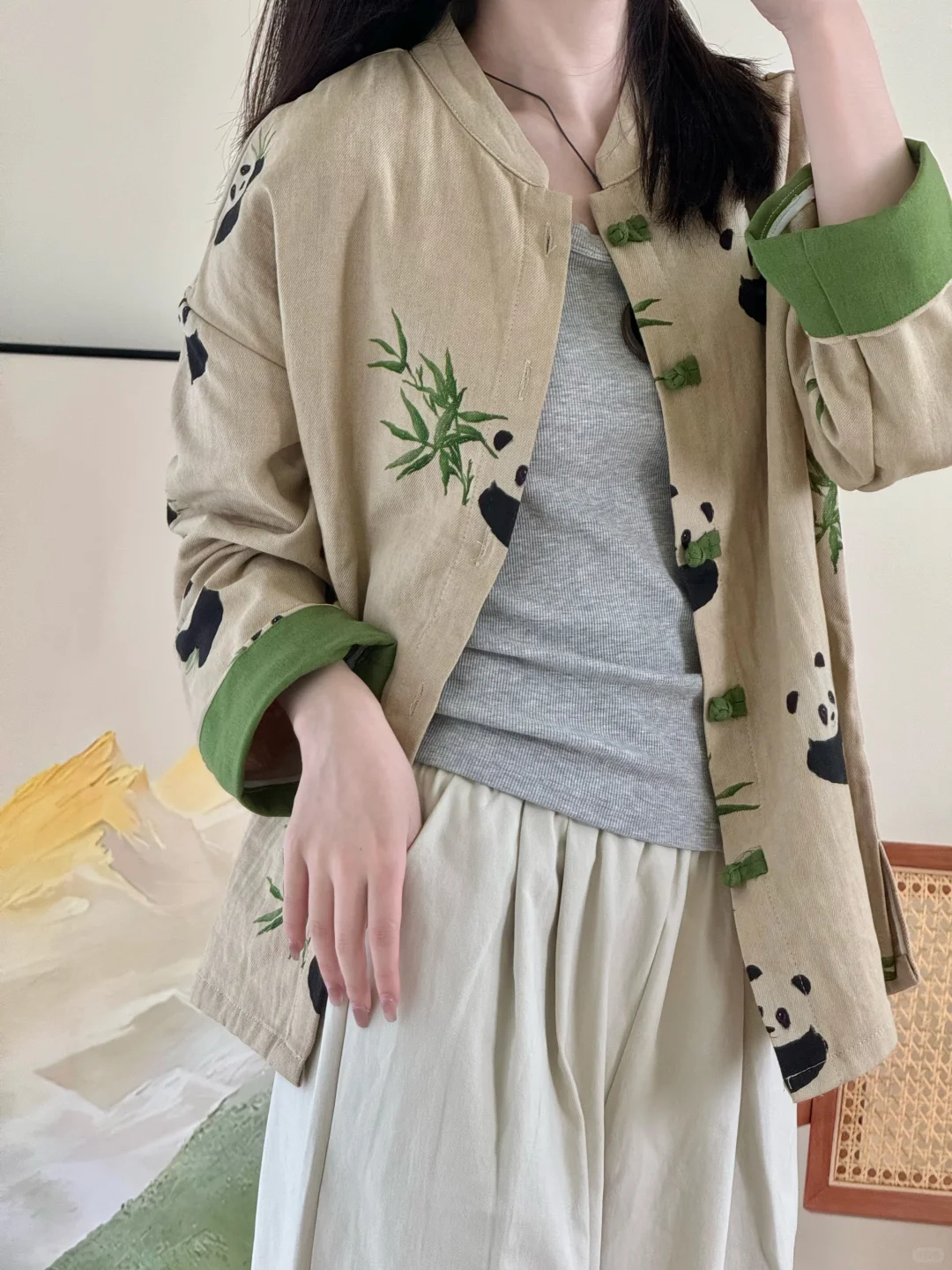 新中式国风外套｜今天是浓浓的复古味儿🐼