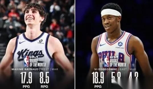 悲剧！克尼普尔要成牺牲品了
NBA官方公布三月东西部最佳新秀，具体如下：
西部国