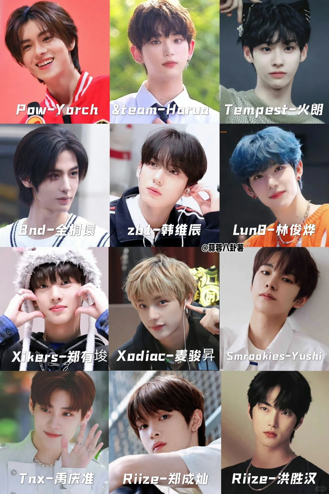 KPOP六代男团颜值TOP都在这了‼️