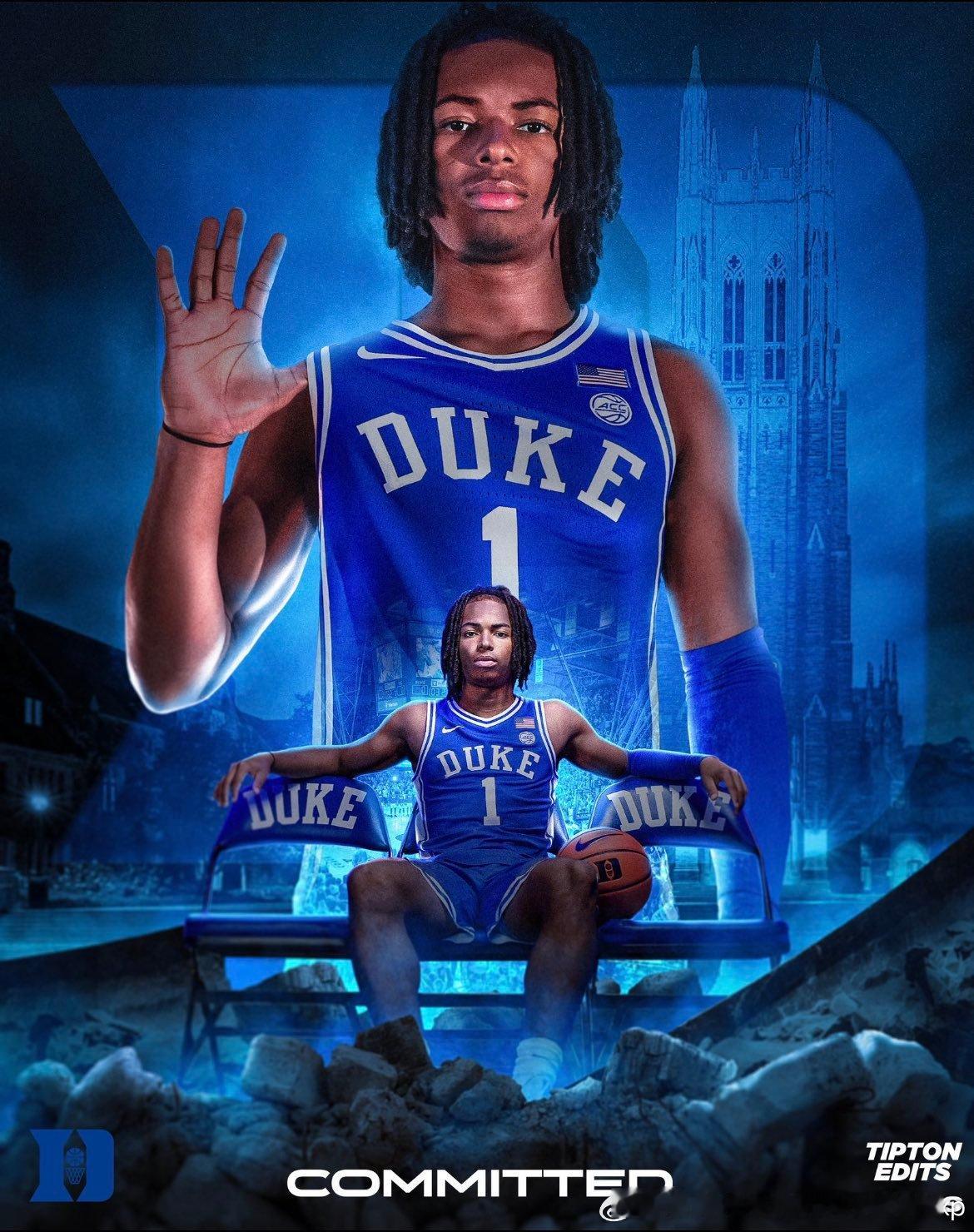 全美五星控卫“小莫兰特”Deron Rippey Jr宣布承诺杜克大学NCAAN