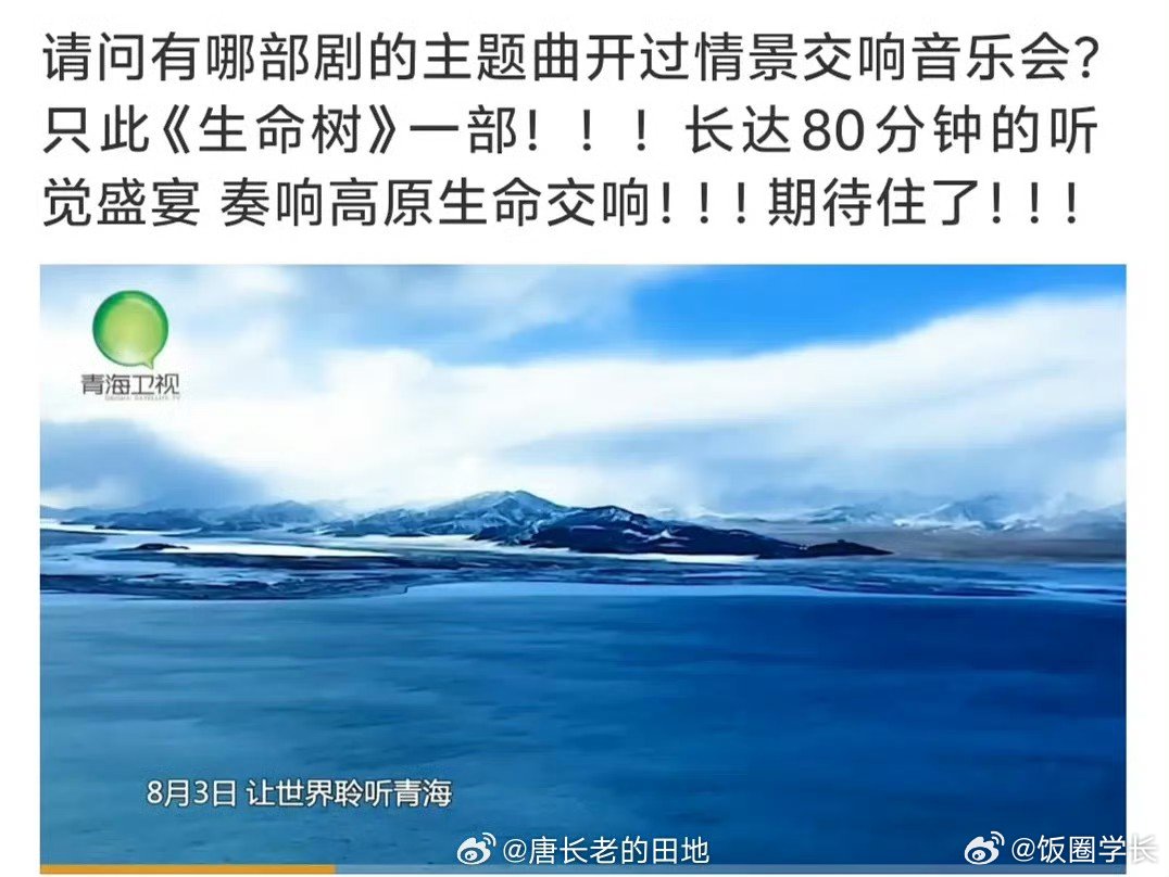 生命树开了交响音乐会生命树开了交响音乐会，还上了中国新闻网！杨紫生命树开了交响音