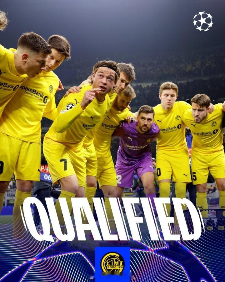 死而后生！欧冠淘汰赛附加赛次回合，博德闪耀2-1击败国米，两回合总比分5-2双杀