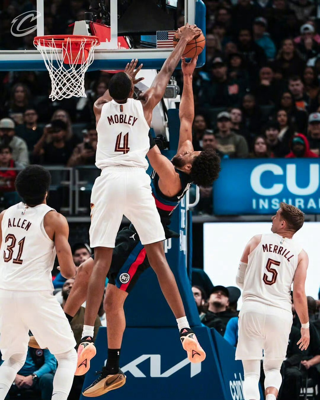 骑士vs活塞骑士克利夫兰骑士nba 我可是DPOY呀老铁帽的就是你！！！ 