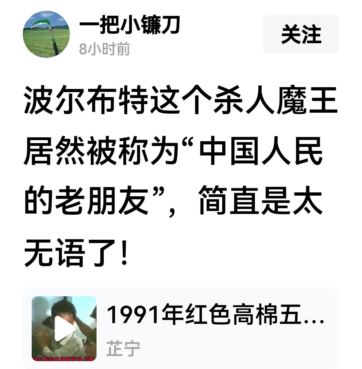比斯大林的大清洗还要残暴是柬埔寨的波尔布特