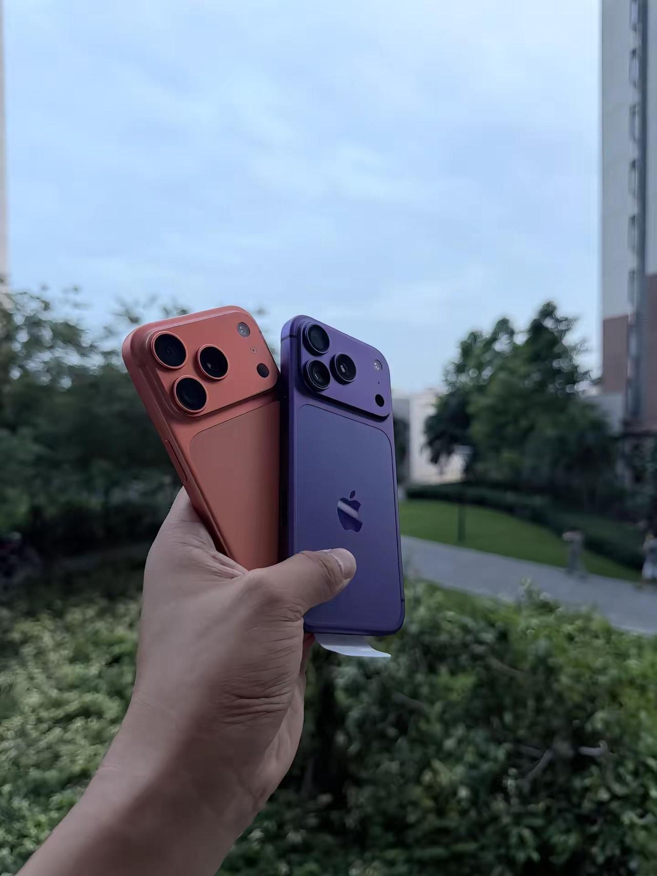星宇橙与树莓紫绝美 配色 iphone iphone17pro