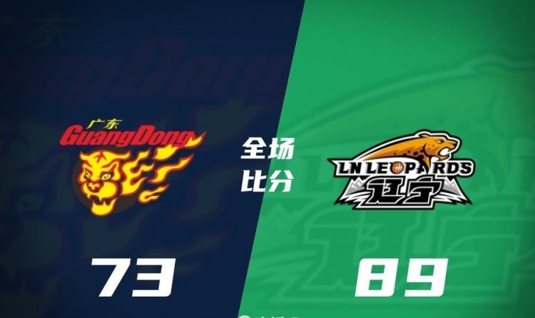 辽粤大战刺痛真相：本土硬碰硬，广东被“打回原形”！

89-73！辽宁男篮在客场