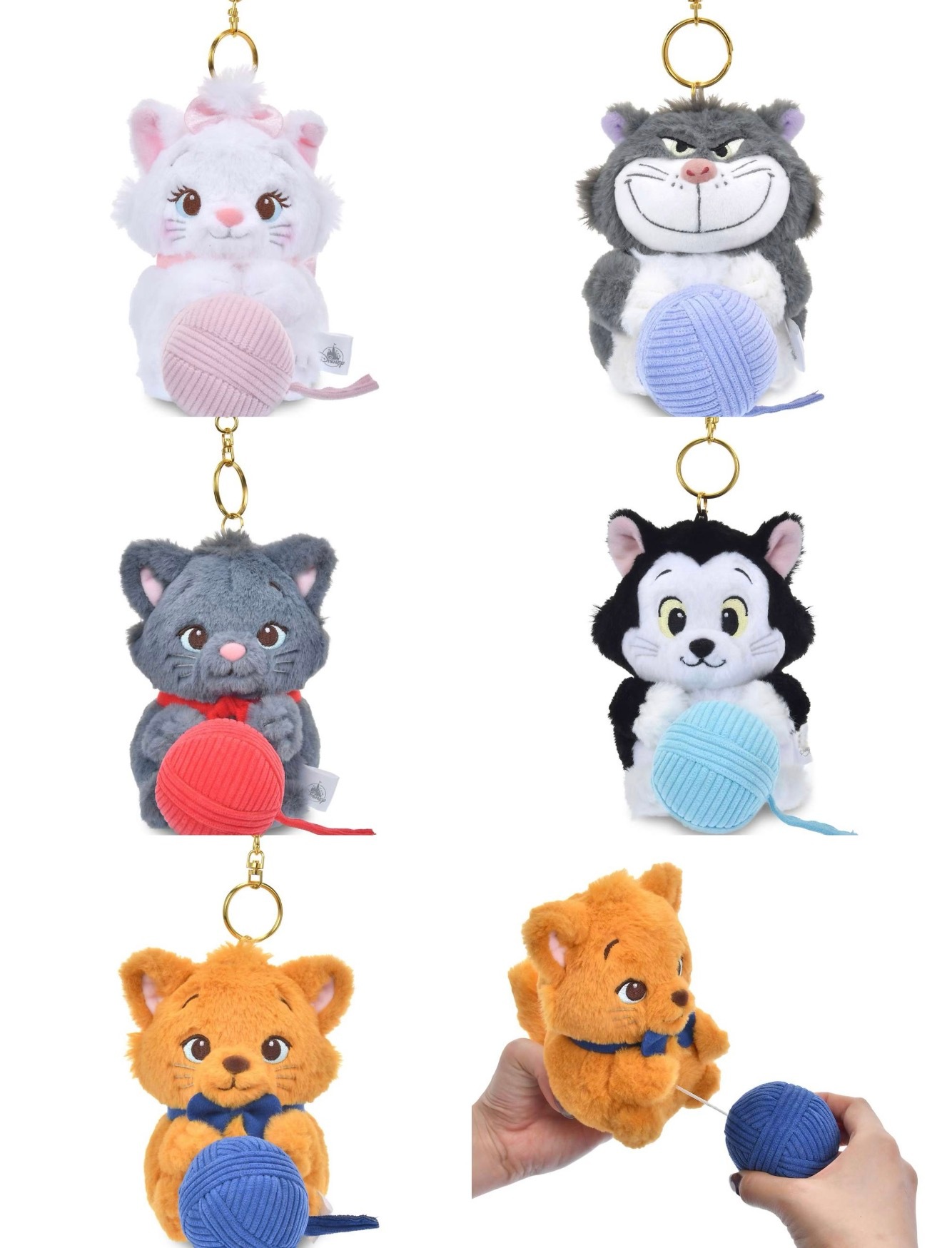 东迪新出的猫咪系列，毛线球🧶可以这么逗喵，居然有纯灰色小咪