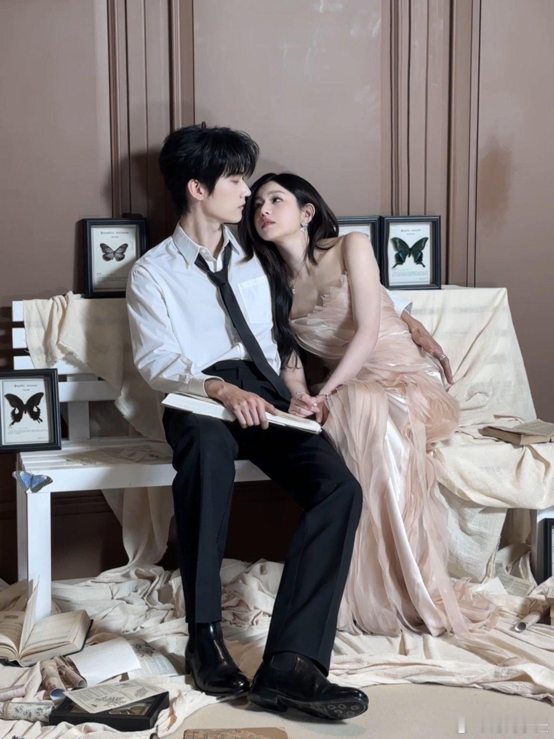 颜值双杀的氛围感狙击蝴蝶 陈妍希 周柯宇   已嗑疯 