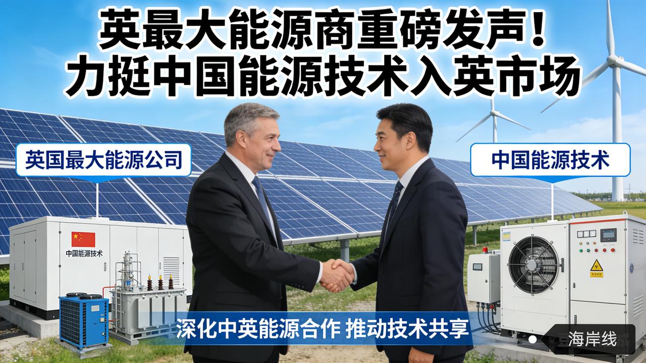英最大能源商重磅发声！力挺中国能源技术入英市场
 
斯塔默访华之际，英国能源市场
