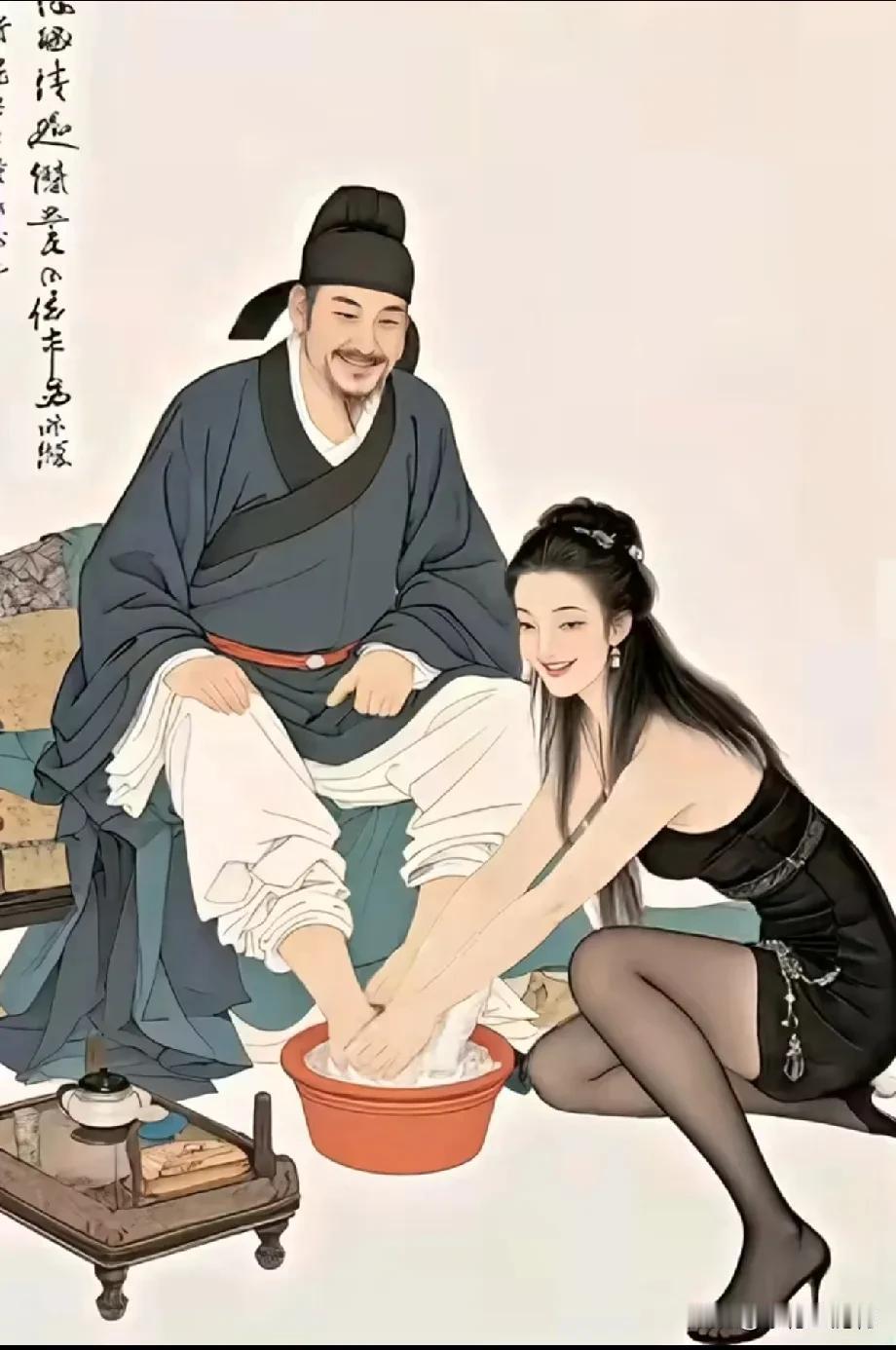 请根据图中人物衣着装饰判断这是哪个朝代的画[捂脸]