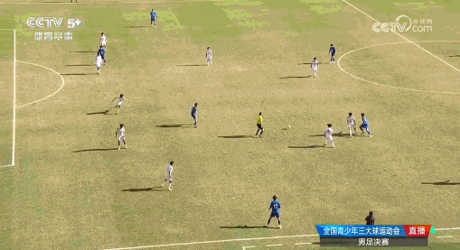三大球运动会 男足决赛 山东队1-0力克上海队 李源捷打入制胜球！ 